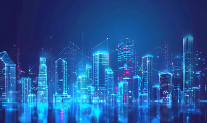 Obraz premium graphic backgrounds related to technology, communication, and the internet