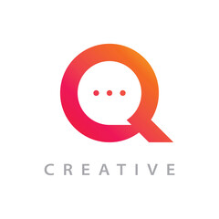 Letter Q logo design template elements