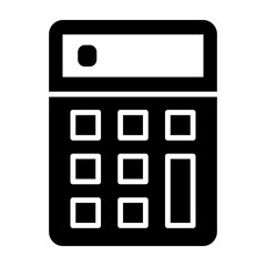 Calculator Glyph Icon