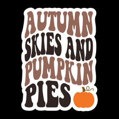 Autumn Skies And Pumpkin Pies