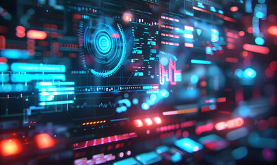 Obraz premium graphic backgrounds related to technology, communication, and the internet