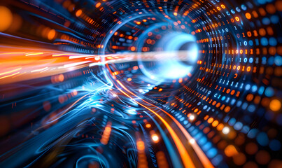 Obraz premium graphic backgrounds related to technology, communication, and the internet
