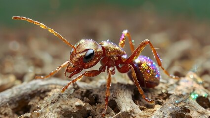 Fototapeta premium ant on the ground