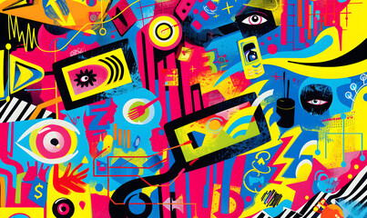 graphic backgrounds related to technology, communication, and the internet