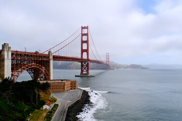 Golden Gate Bridge in San Francisco, America