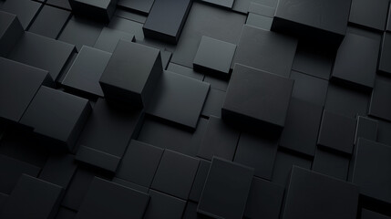 Fototapeta premium 黒の抽象的な3D背景