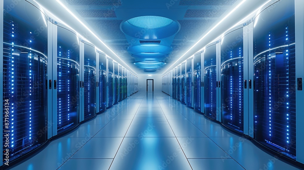Leinwandbilder Data storage isolation, cost efficiency. Generative AI.