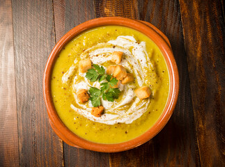 Puré de verduras, comida saludable