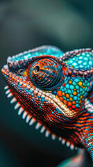 Obraz premium close up of a chameleon
