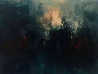 Fototapeta premium A deep, moody abstract scene with subtle gradients and dark hues 