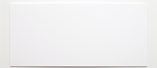 A sheet of paper on a blank white background with copy space image.