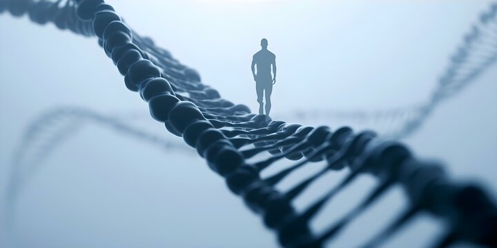 Genetics impact on exercise response and fitness level determination is significant. Concept Genetics, Exercise Response, Fitness Level, Determination, Impact