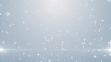 Medical health business corporate particles digital technology clean presentation background