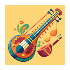 Music instrument vector illustration