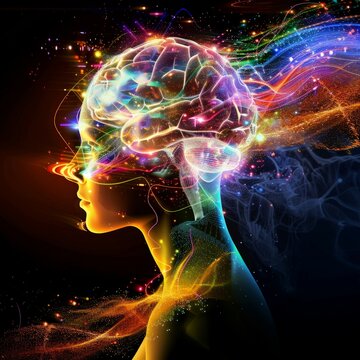 Digital Thoughts Exploding in Colorful Streams