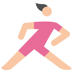 yoga flat icon