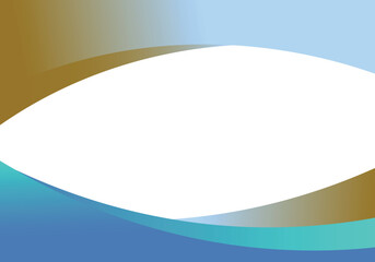 Gradient curve and wavy on background.