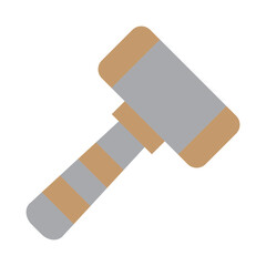 Sledgehammer Vector Flat Icon Design