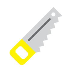 Handsaw Vector Flat Icon Design