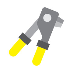 Groove Joint pliers Vector Flat Icon Design