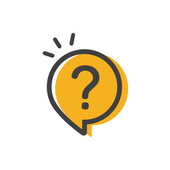 Question mark sign icon, vector illustration.