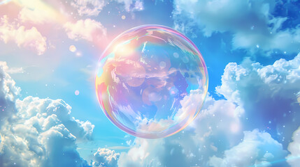 Beautiful soap bubbles