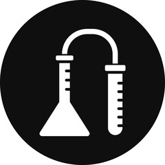 Treatment Glyph Black Circle Icon