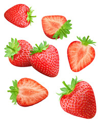 Strawberry isolated on white background