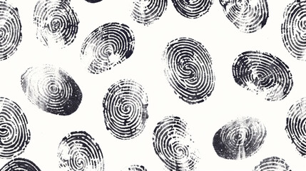 seamless pattern with black and white fingerprint on isolated background, vector illustration, high resolution photography, insanely detailed, fine details