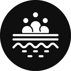 Bubble Vector Glyph Black Circle Icon