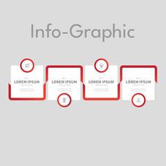 business infographics options banner