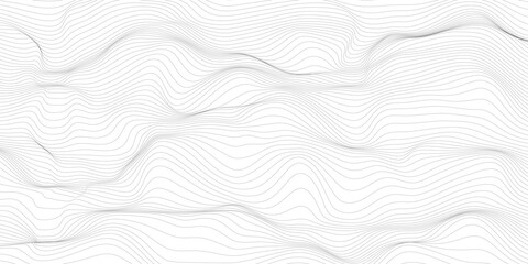 Obraz premium Trendy 3d cover background design line black curve, vector illustration.