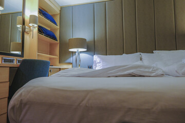Luxurious ocean view or oceanview or outside balcony veranda cabin stateroom suite queen king...