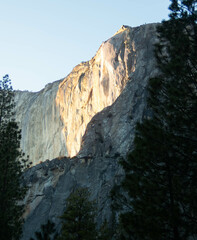 Horsetail Falls in Yosemite