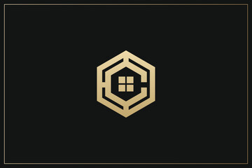 Home Building Logo Modern Structure