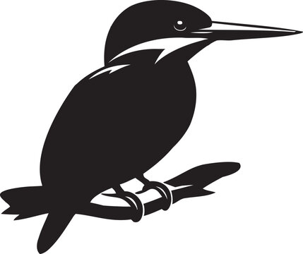 recommend clip art: Bird silhouette vector art illustration