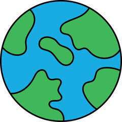  Cartoon Earth Icon