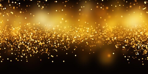 Golden Sparkle Abstract Background