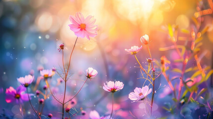 Fototapeta premium A beautifully realistic photograph of a serene natural landscape, embodying super healing qualities, stress reduction, soothing relaxation, and meditation. This tranquil scene offers a perfect backdro