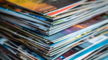 Stack of Magazines.