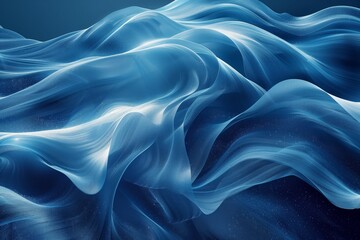 Obraz premium Beautiful abstract background with waves, illustration