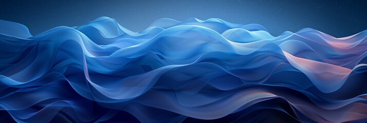 Beautiful abstract background with waves, illustration