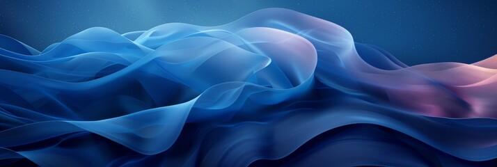 Obraz premium Beautiful abstract background with waves, illustration
