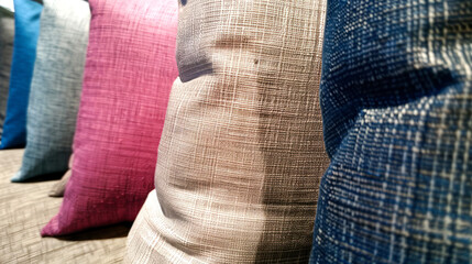 built-in fabric  cotton and linen on sofa and chair