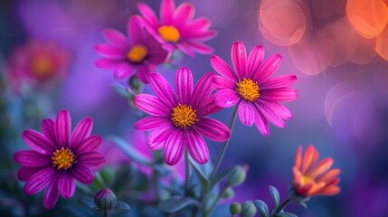 Beautiful Pink Daisies in Bloom, Awe-inspiring Flower Arrangement, Awe-inspiring Flower Arrangemen