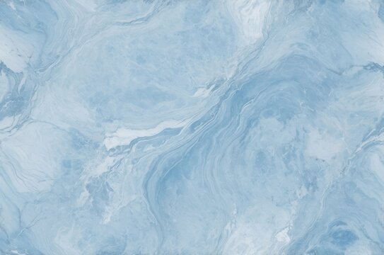 Abstract pattern of swirling blue marble texture background resembling water