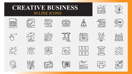 Creative Business icons pack