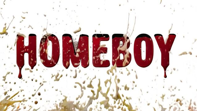 Color Splash Revealing Homeboy Text Generative AI