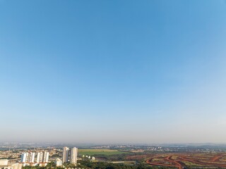 Foto aérea da cidade de Campinas, uma das maiores cidades do estado de São Paulo