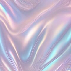 Holographic Abstract liquid background. Holo pastel poster. Pink-Blue art